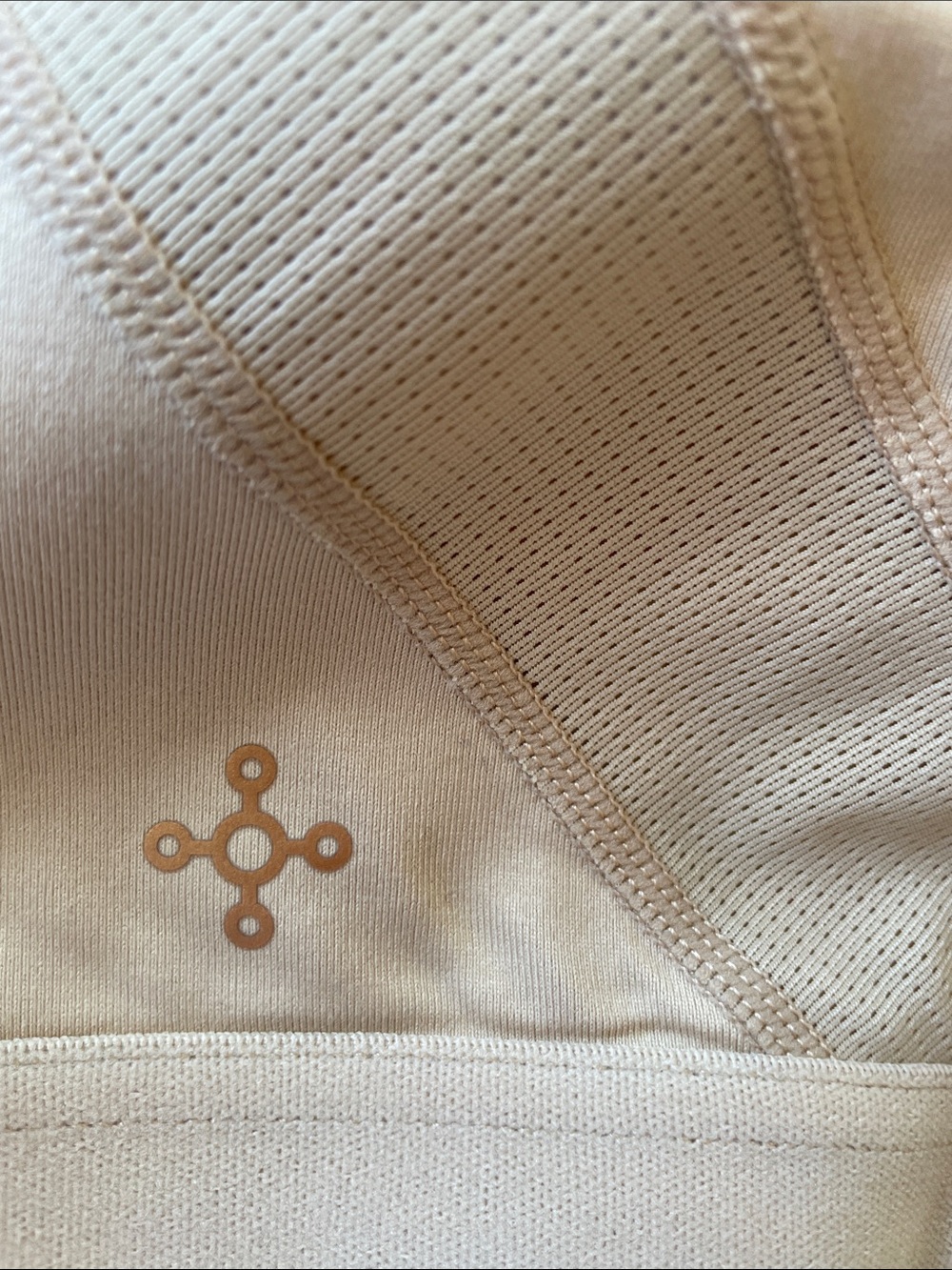 Front-Zip Support Bra in Beige — Soft Everyday Comfort - Picture 6 of 7